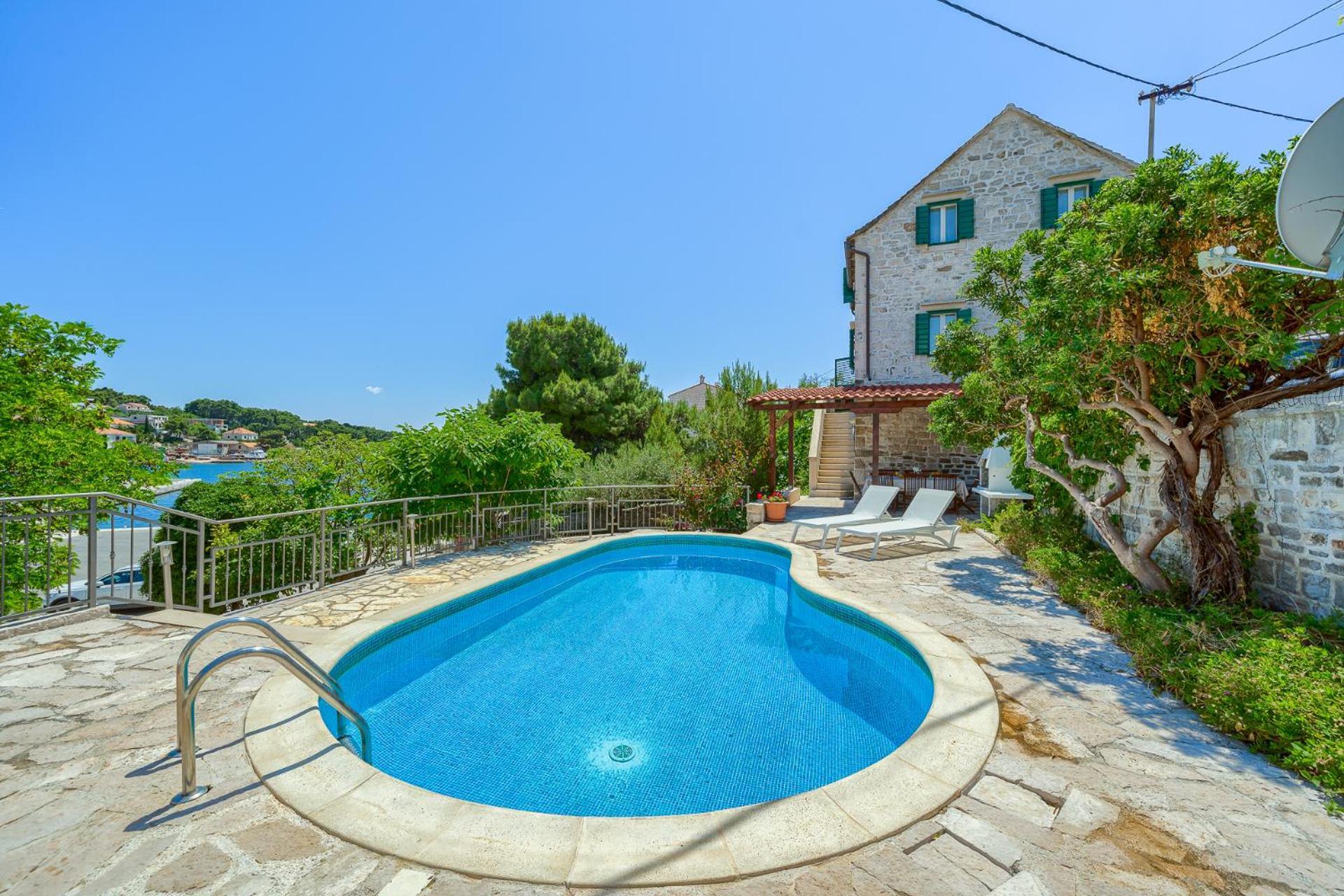 Villa Bonaca Perfect Location For A Holiday With Friends Or Family Sumartin Exterior foto